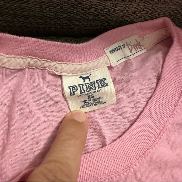 VS PINK XS football tshirt - Picture 3 of 3